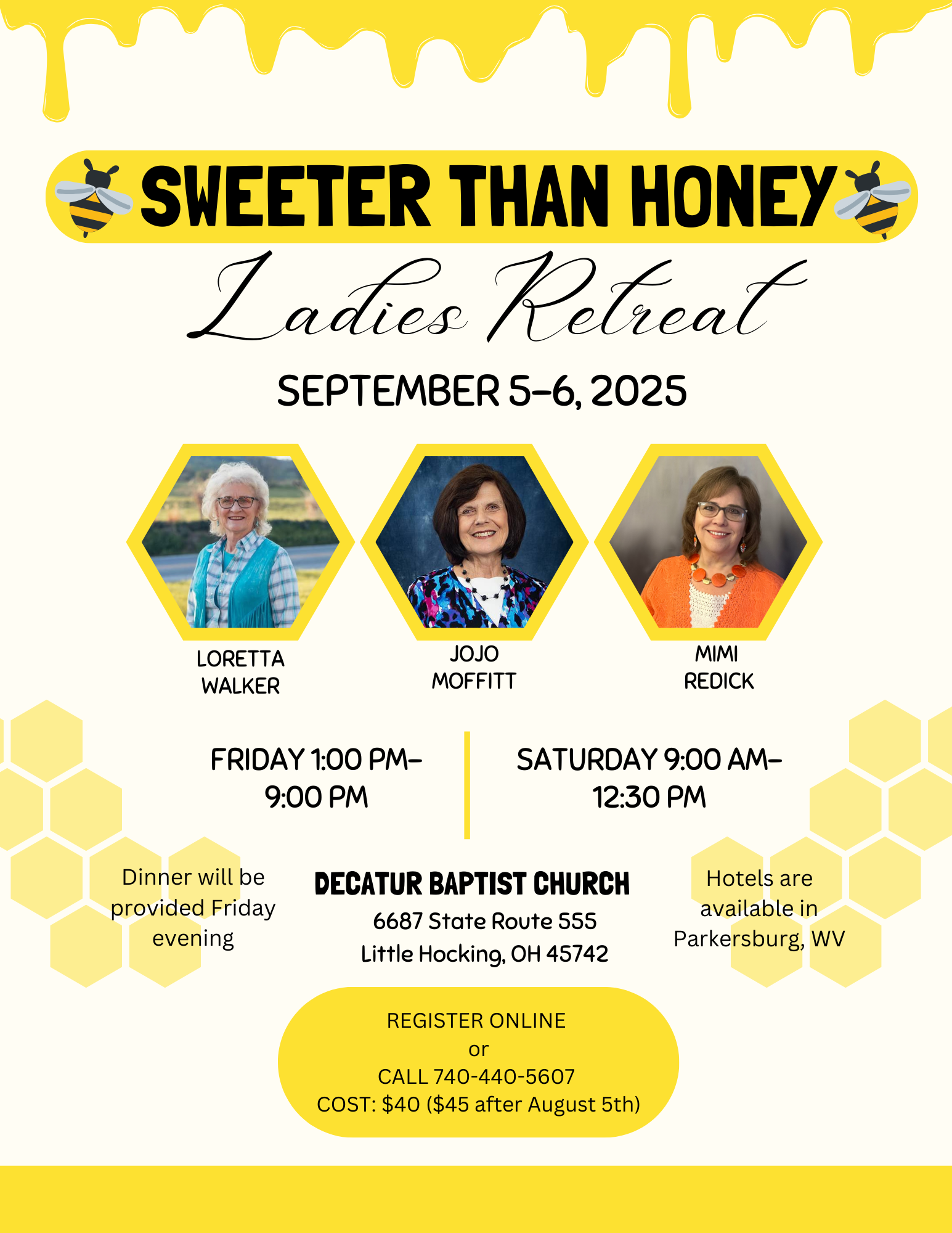 Sweeter than Honey flyer